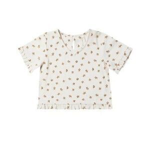 NWT! Rylee + Cru Rory Top In Olive Branch, Size 4-5Y